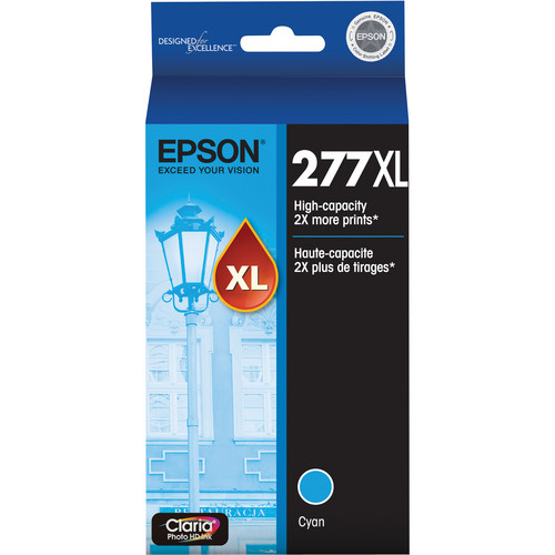 Epson 277XL High-Capacity Cyan Ink Cartridge