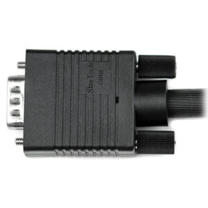 StarTech Coax High Resolution HD15 Male to HD15 Male VGA Cable (50', Black)