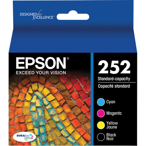 Epson 252 DURABrite Ultra Black & Color Ink Cartridge Combo Pack