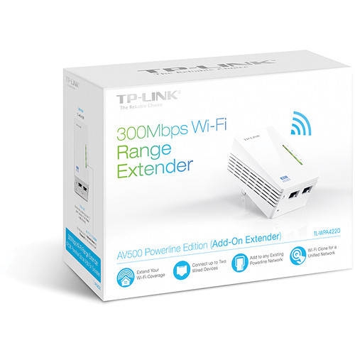 TP-Link TL-WPA4220 Wireless-N300 AV500 Powerline Extender