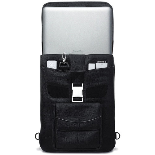 MacCase Premium Leather Briefcase (Black)