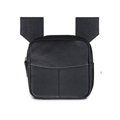 MacCase Premium Leather Briefcase (Black)