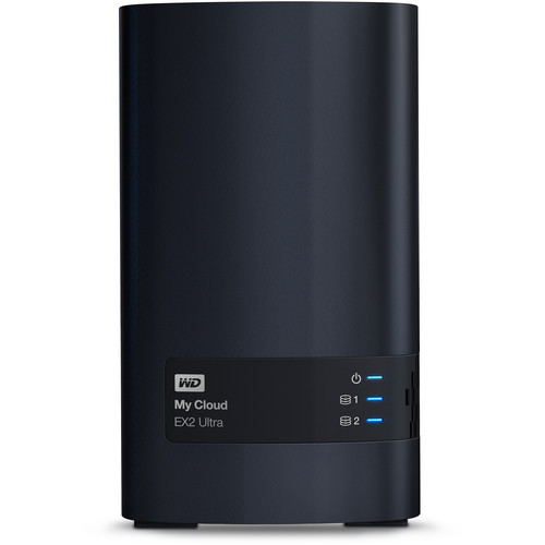 WD My Cloud Expert Series 12TB EX2 Ultra 2-Bay NAS Server (2 x 6TB)