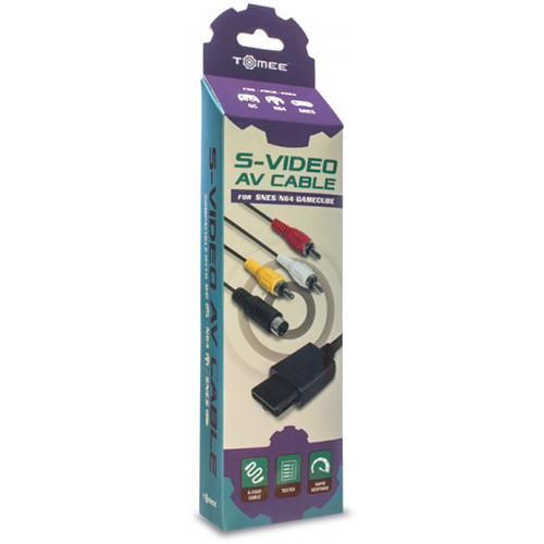 HYPERKIN Tomee S-Video AV Cable for GameCube/N64/SNES Systems (Retail Packaging)