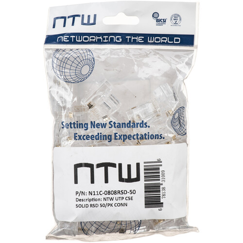 NTW UTP CAT5E Connector (Pack of 50)