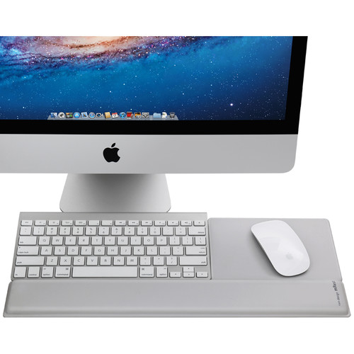 Rain Design mRest Gel Wrist Rest and Mouse Pad (Silver)