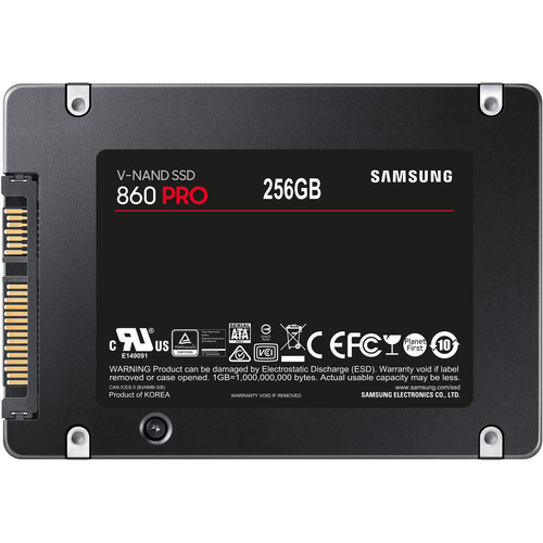Samsung 256GB 860 PRO SATA III 2.5