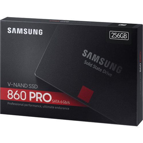 Samsung 256GB 860 PRO SATA III 2.5