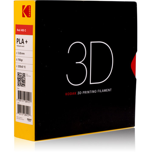 Kodak 2.85mm PLA+ Filament (750g, Red)