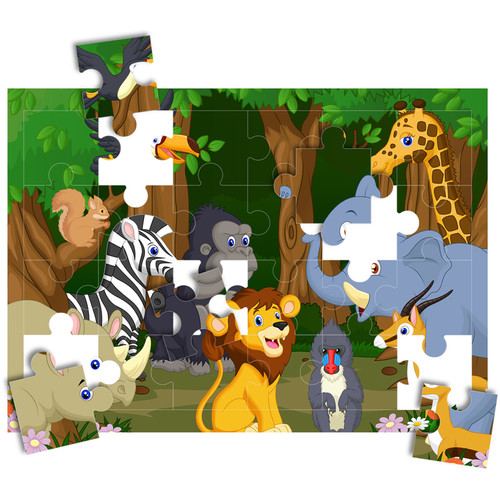 HamiltonBuhl Print-A-Puzzle Pre-Perforated Printable Puzzle Paper (8.5 x 11