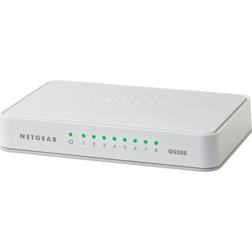 Netgear GS208 8-Port Gigabit Ethernet Unmanaged Switch
