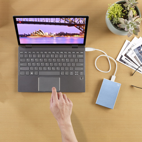 Seagate 5TB Backup Plus USB 3.0 External Hard Drive (Light Blue)
