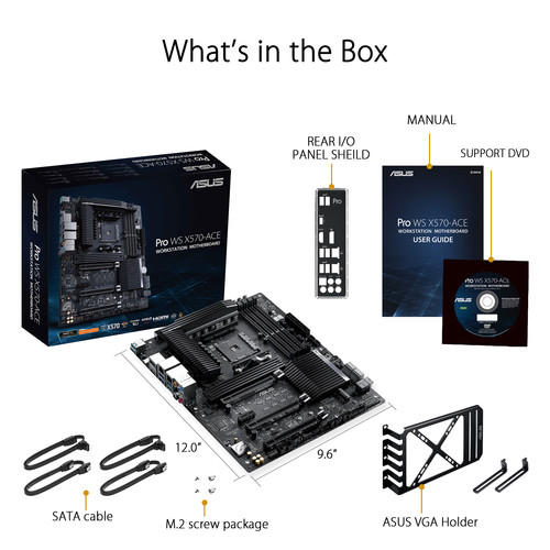 ASUS Pro WS X570-ACE AM4 ATX Motherboard