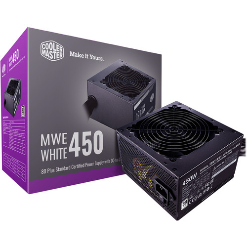 Cooler Master MWE 450 WHITE - V2 450W 80 Plus Standard ATX Power Supply