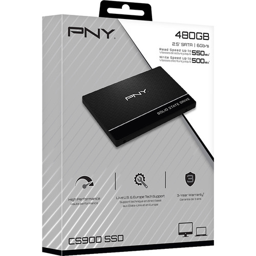PNY Technologies 480GB CS900 SATA III 2.5