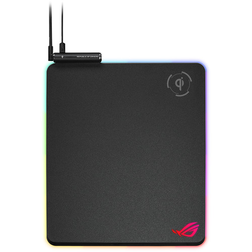 ASUS ROG Balteus Qi Wireless Charging RGB Hard Gaming Mouse Pad