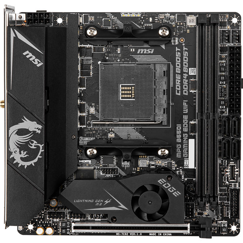 MSI MPG B550I Gaming Edge WIFI AM4 Mini-ITX Motherboard