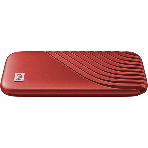 WD 2TB My Passport SSD USB 3.2 Gen 2 Type-C Portable SSD (Red)