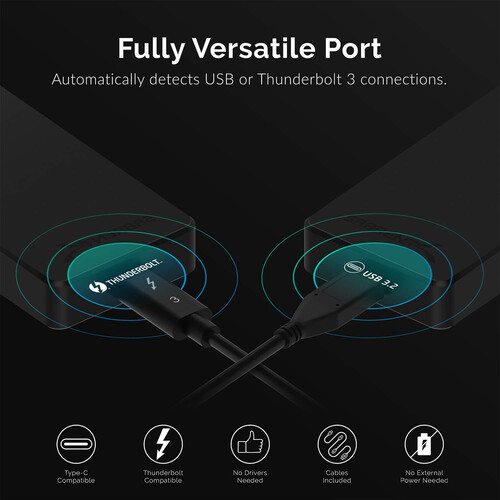 Sabrent 1TB Rocket XTRM Q External SSD (Thunderbolt 3/USB 3.2 Type-C)