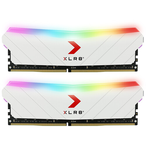 PNY Technologies 32GB XLR8 DDR4 3200 MHz Gaming Desktop Memory Kit (2 x 16GB, White)