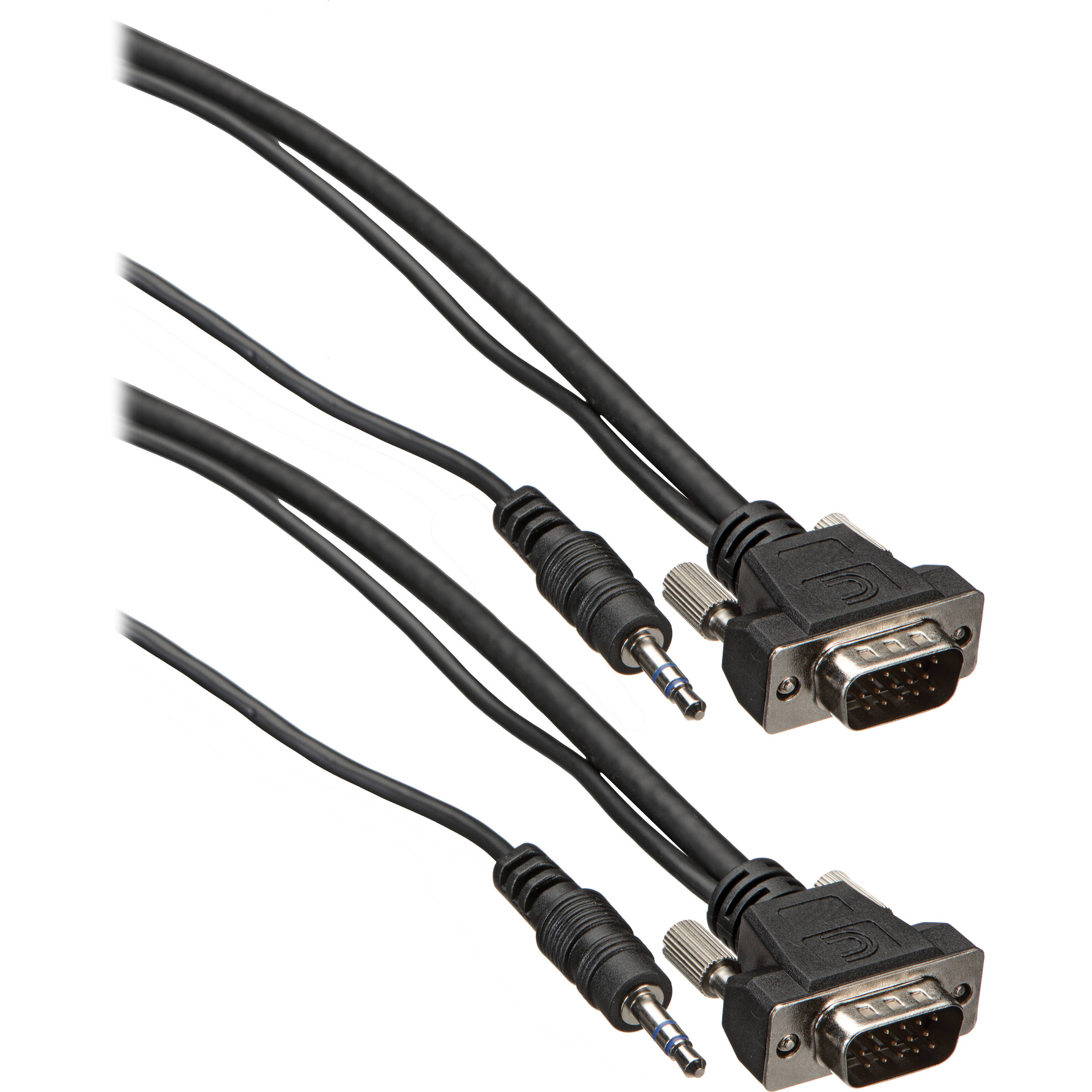 Comprehensive Micro HD15 Male & 1 Stereo Mini Plug on Each End - 15' (4.57m)