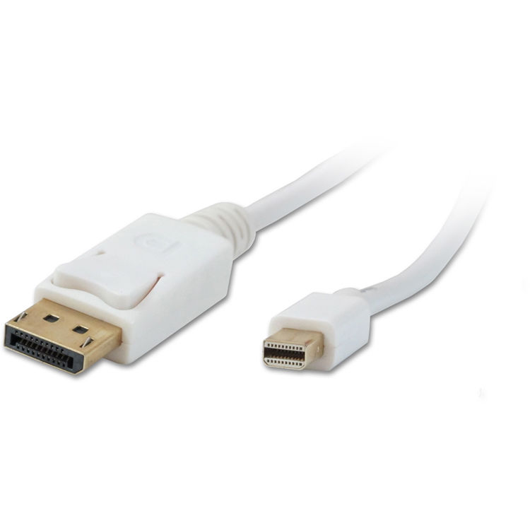 Comprehensive Mini DisplayPort to DisplayPort Cable (White, 3')