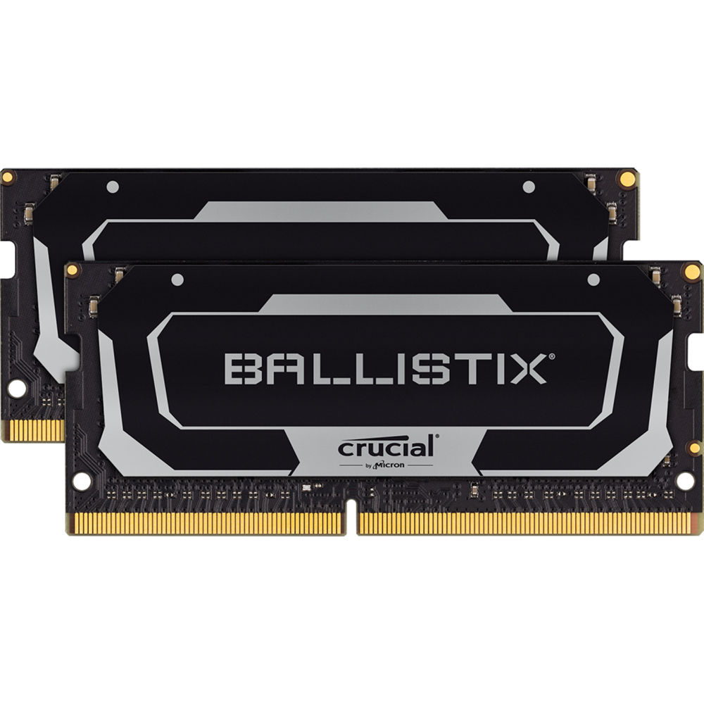 Crucial 16GB Ballistix DDR4 3200 MHz SO-DIMM Gaming Laptop Memory Kit (2 x 8GB)