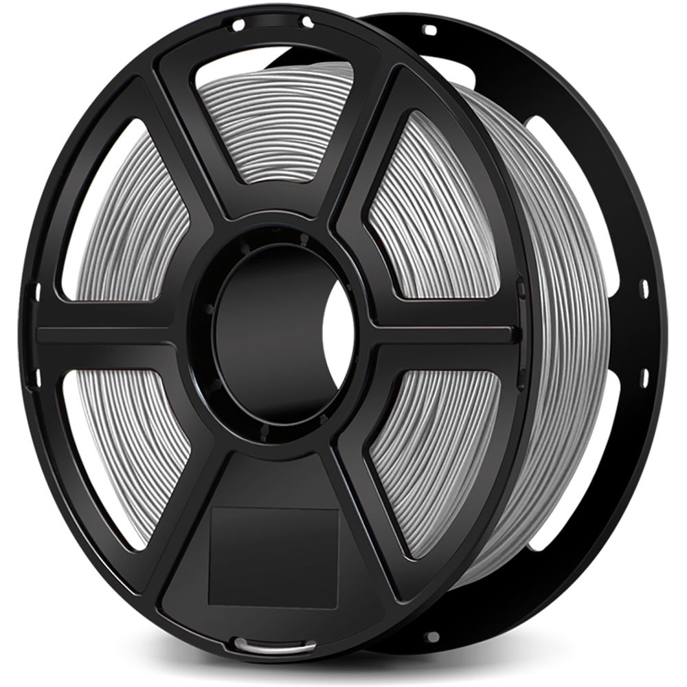 FlashForge 1.75mm Ultra-Strong Pearl PLA Filament for the Creator & Guider II Series (1kg, Silver)