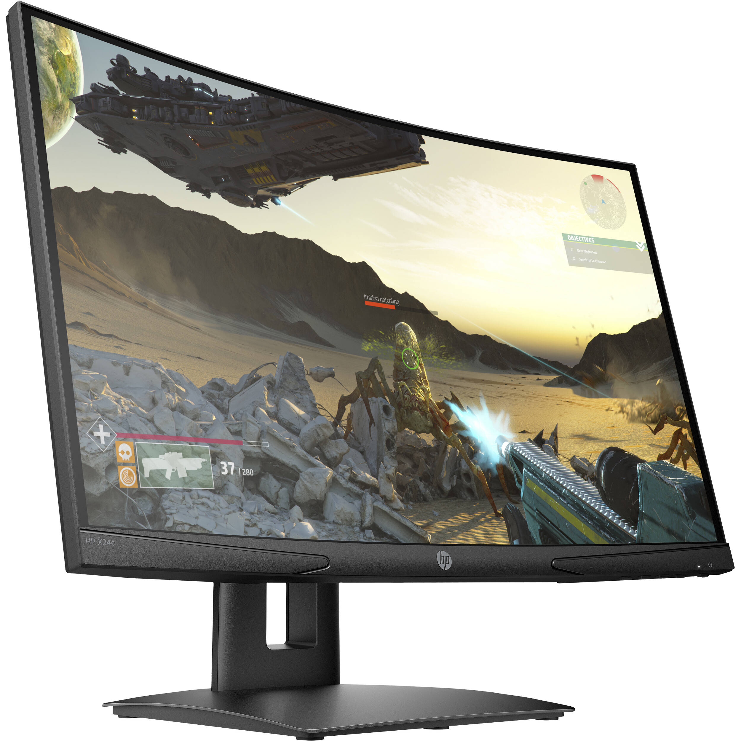 HP X24c 23.6" 16:9 Curved 144 Hz FreeSync VA Gaming Monitor