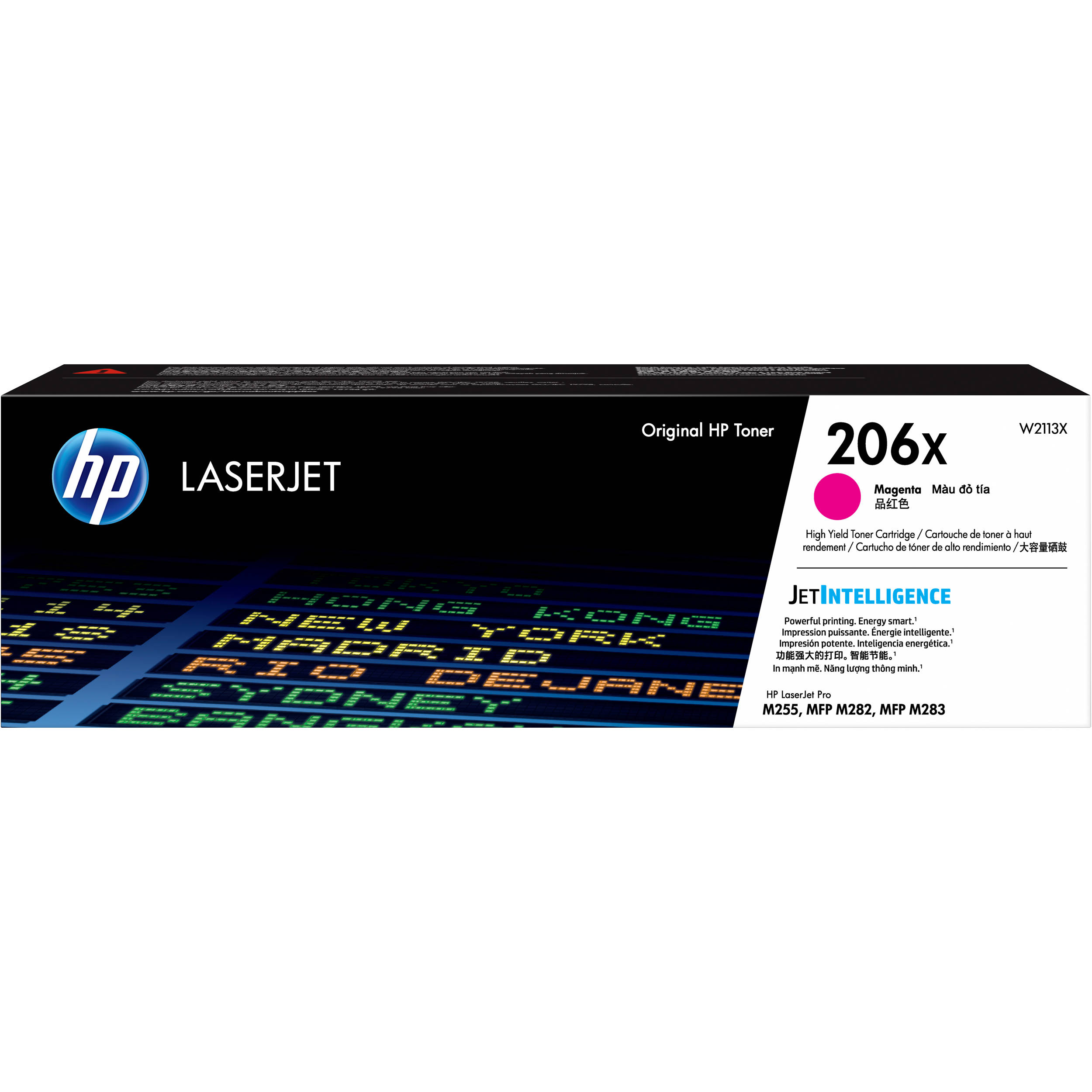 HP 206X High-Yield Magenta LaserJet Toner Cartridge