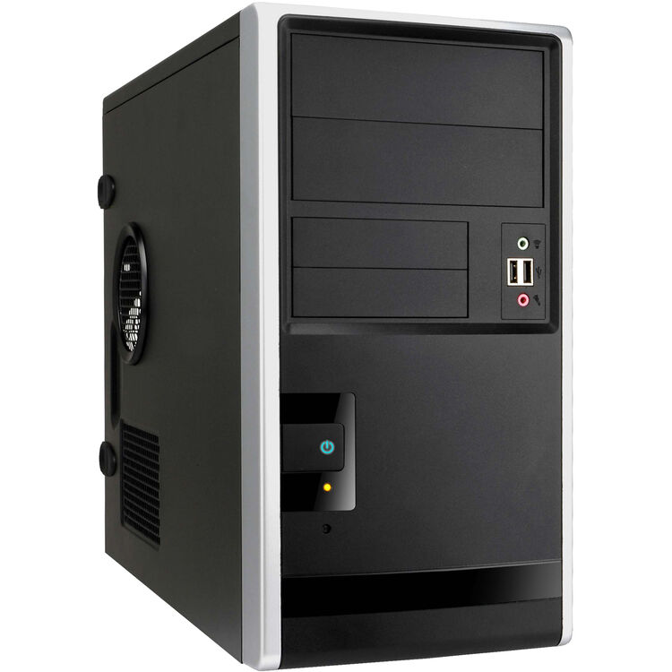 In Win EM013 Mini Tower Chassis with 350W Power Supply, 2.5" and 3.5" Internal Bays