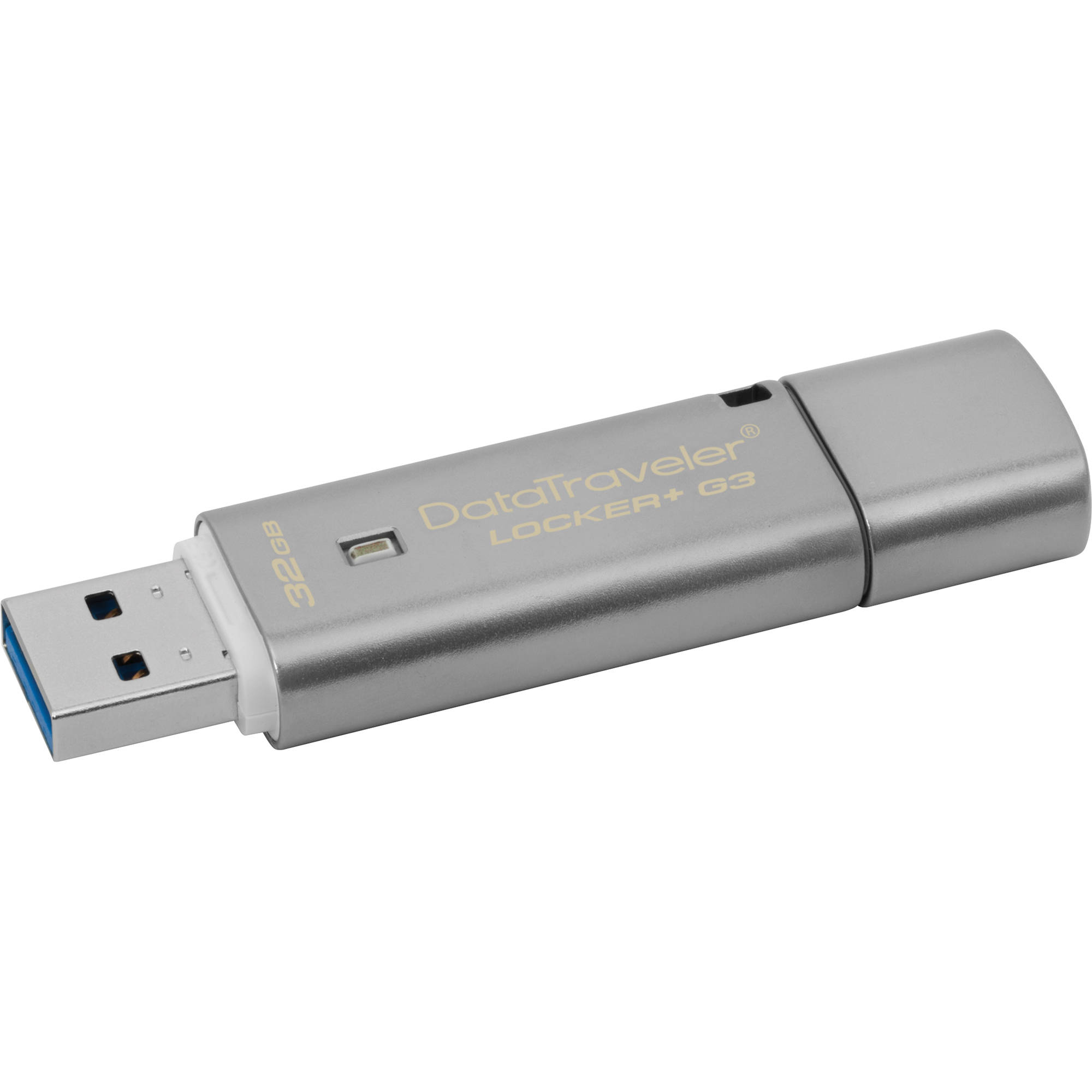 Kingston 32GB DataTraveler Locker+ G3 USB 3.0 Type-A Flash Drive
