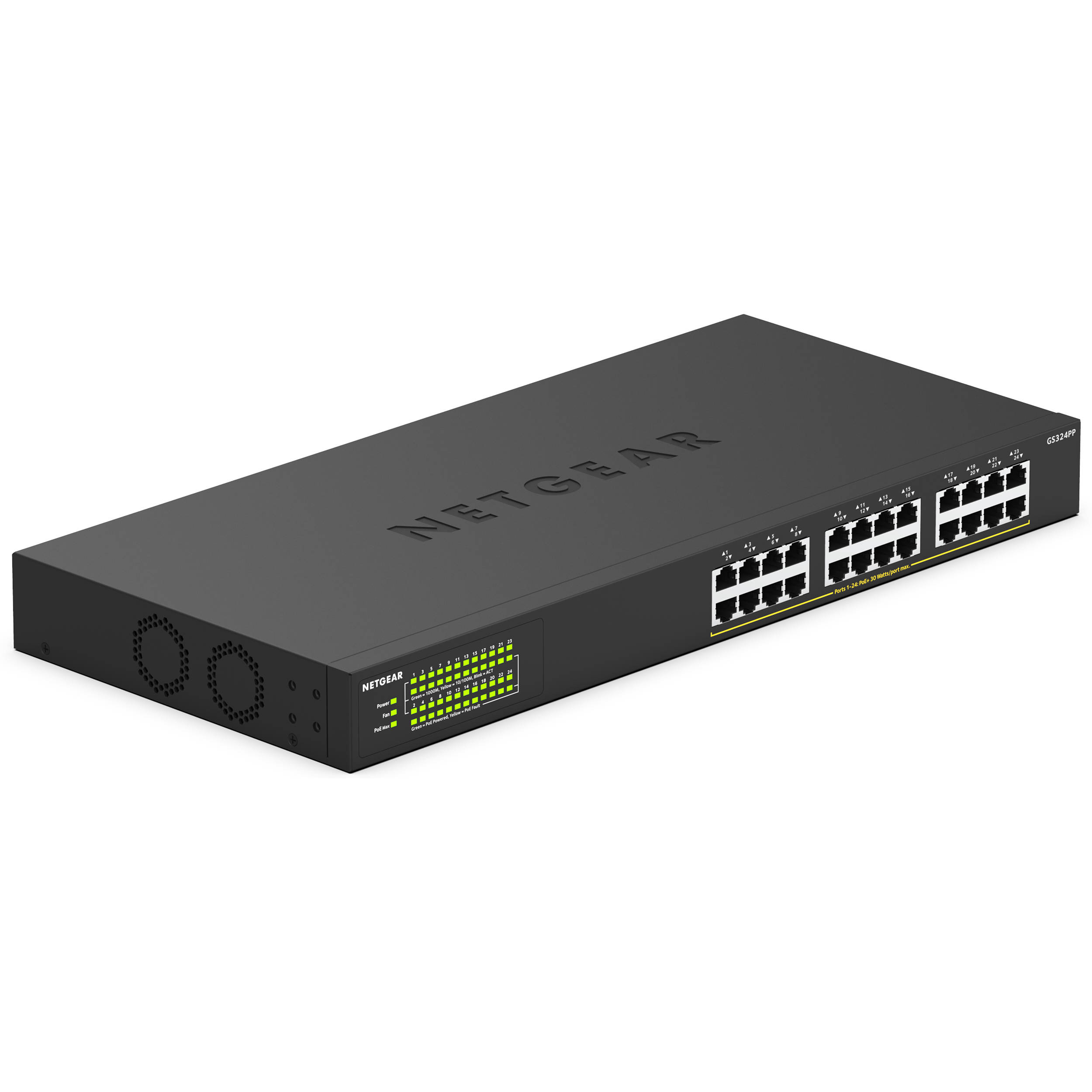 Netgear GS324PP 24-Port Gigabit PoE-Compliant Unmanaged Switch