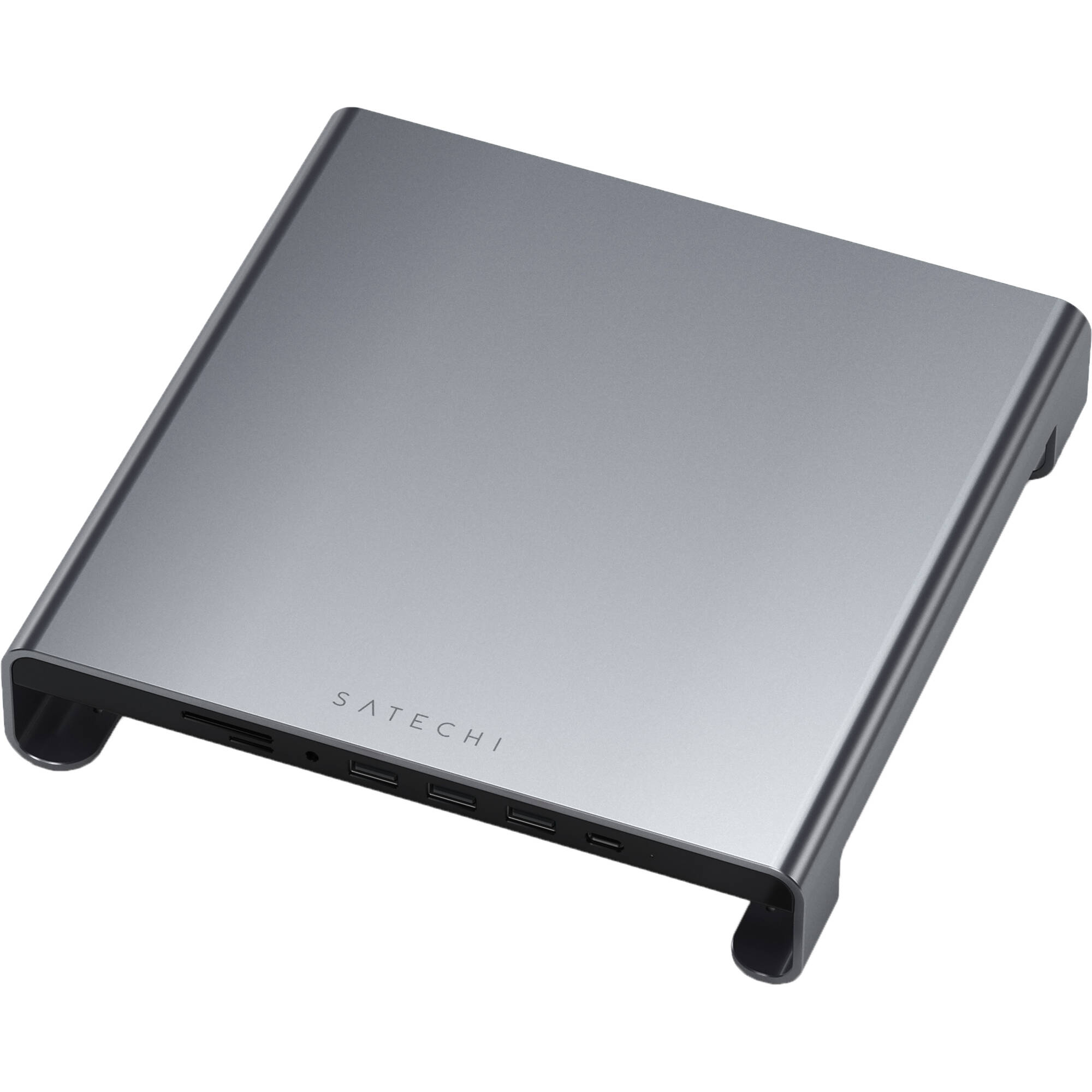 Satechi USB Type-C Aluminum Monitor Stand Hub for Apple iMac (Space Gray)