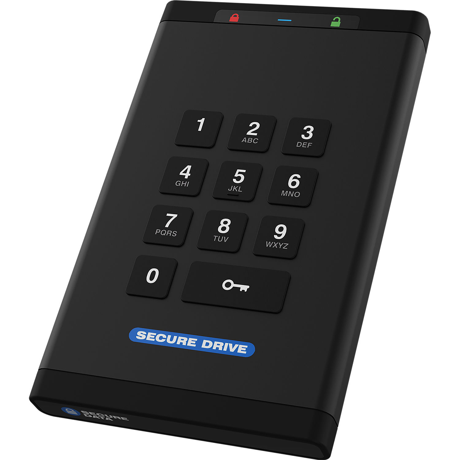SecureData SecureDrive KP 1TB Encrypted SSD with Keypad Authentication