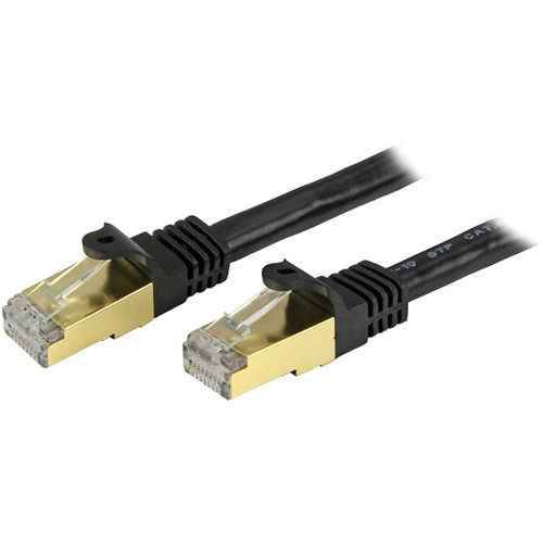 StarTech Cat6a 10GbE RJ-45 Cable (7', Black)