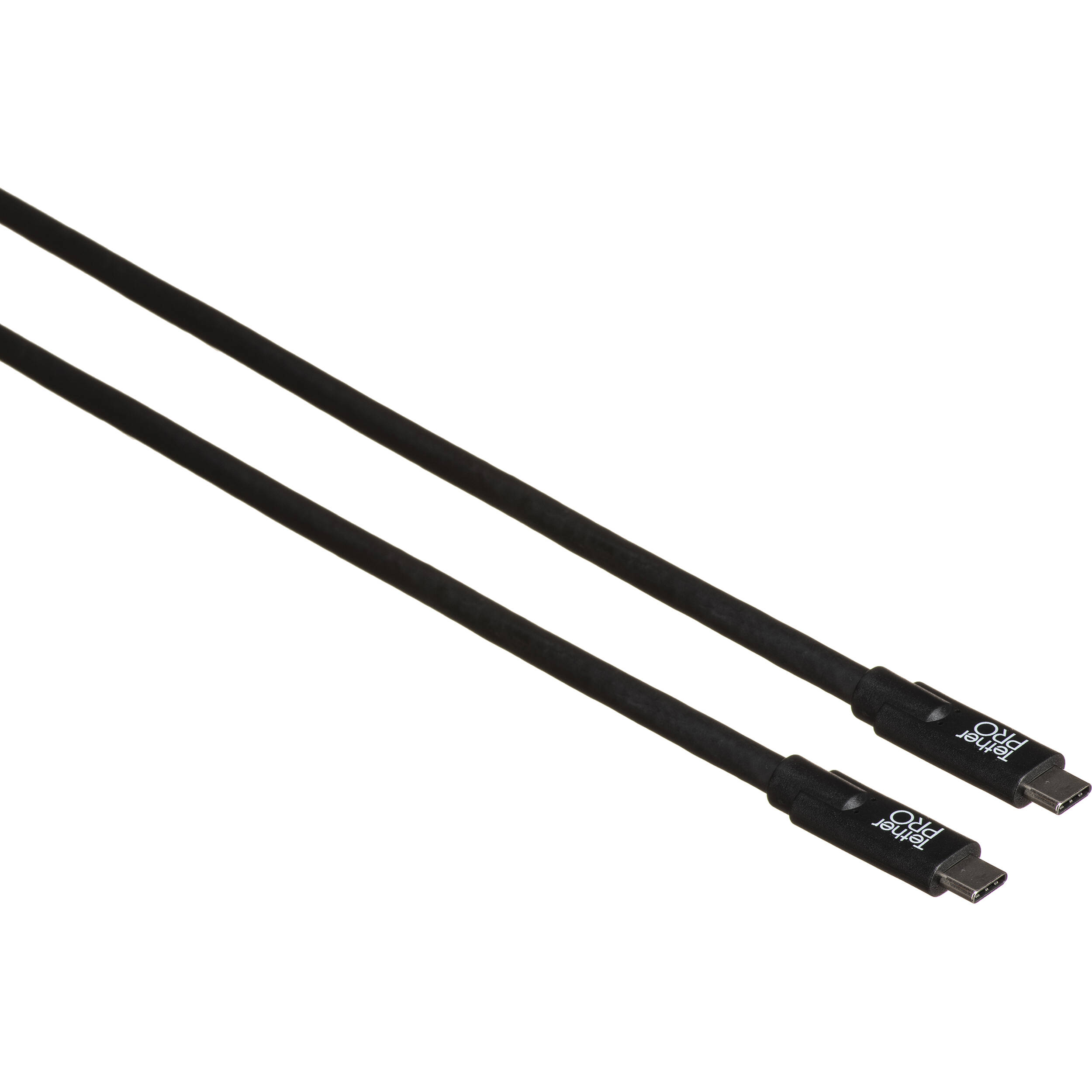 Tether Tools TetherPro USB Type-C Male to USB Type-C Male Cable (3', Black)