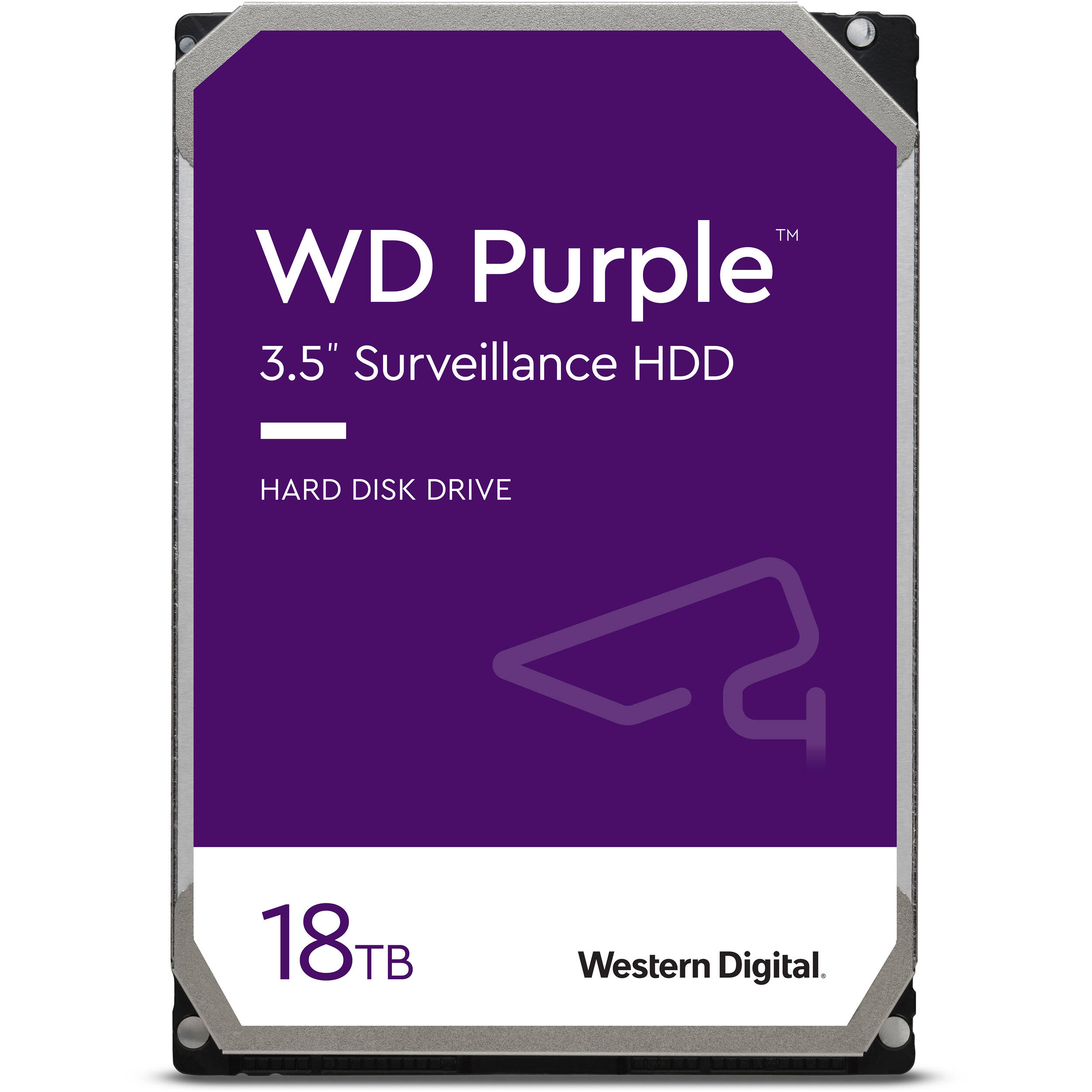 WD 18TB Purple 7200 rpm SATA III 3.5" Internal Surveillance Hard Drive (OEM)