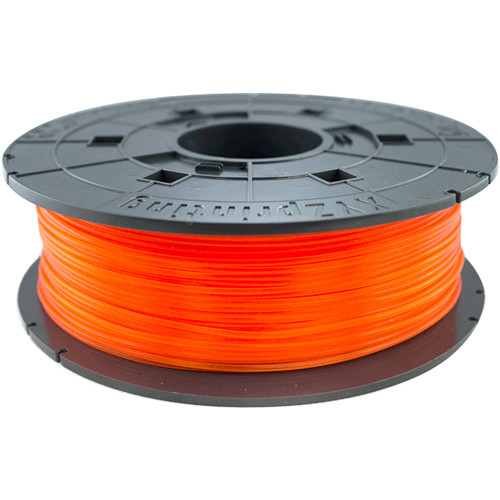 XYZprinting 1.75mm PLA Refill Filament (600g, Clear Tangerine)